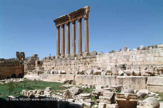 Baalbek Jupitertempel