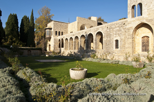 Beit ed-Dine Garten des Palastes