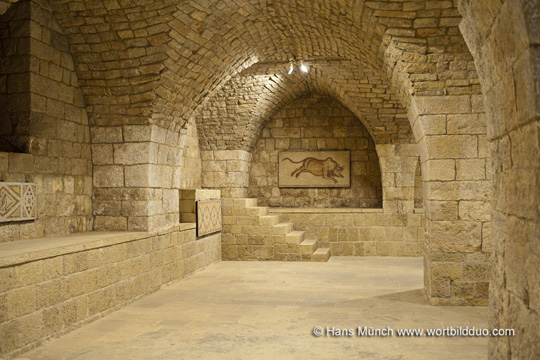 Palast Beit ed-Din Gewölbe mit Mosaiken