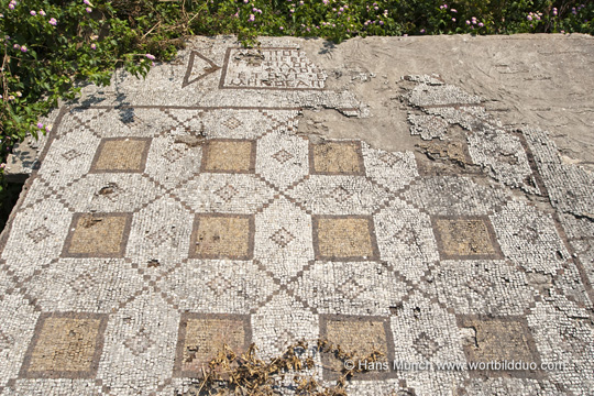 Eshmoun Tempelanlage Mosaik