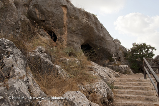 Qana Grotte, in der Jesus übernachtete